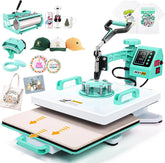 Heat Press 15x15 inch Slide Out Tshirt Press Machine with 30OZ Tumbler Attachment Sublimation Machine Digital Printing Transfer Akeydiy